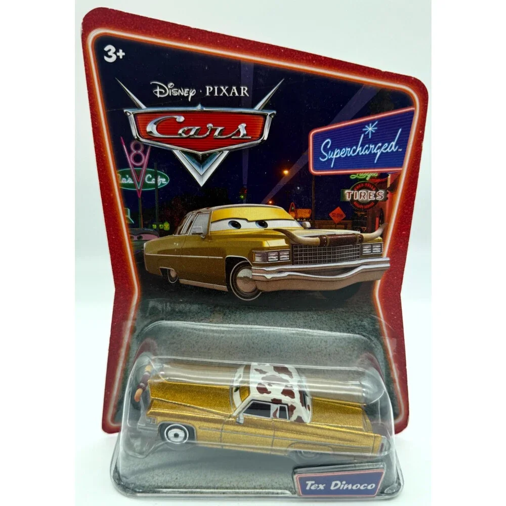 Disney Pixar Cars Tex Dinoco Supercharged 1:55 Diecast Sealed NIP